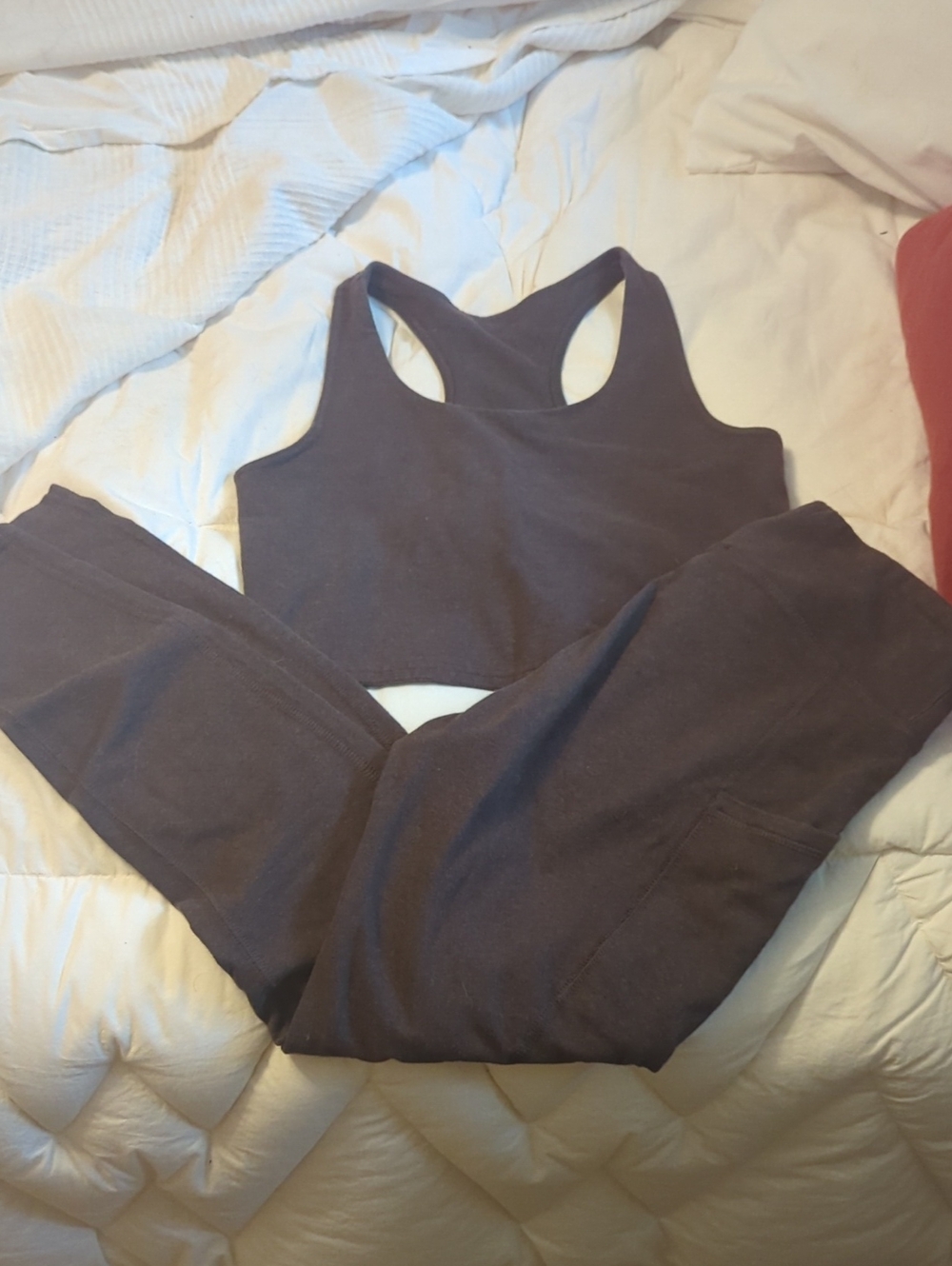 Pact Legging And Cropped Tank Set
